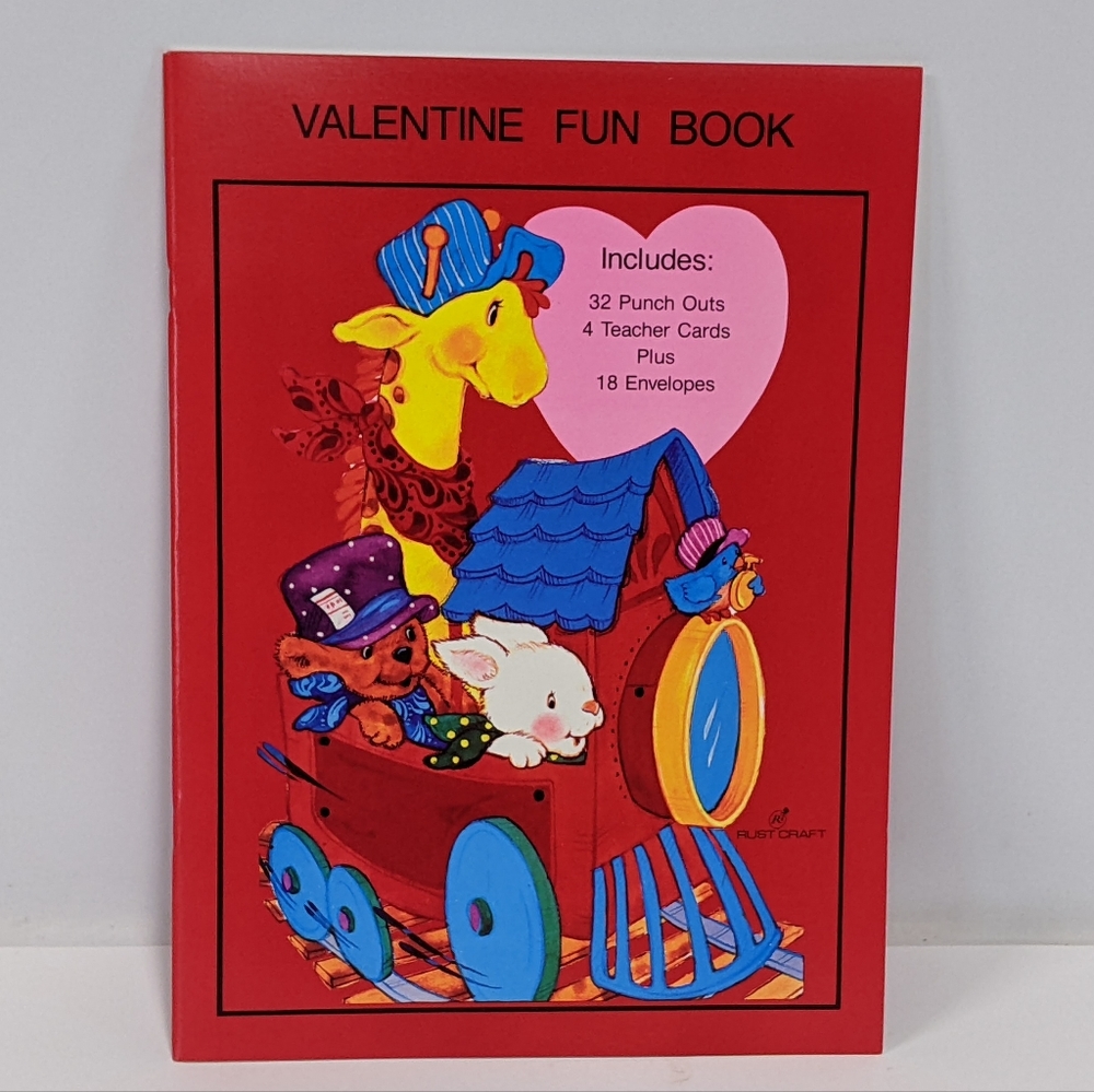 Vintage Valentine's Cards Pop out or Cut out Cards, Rust Craft - New old…